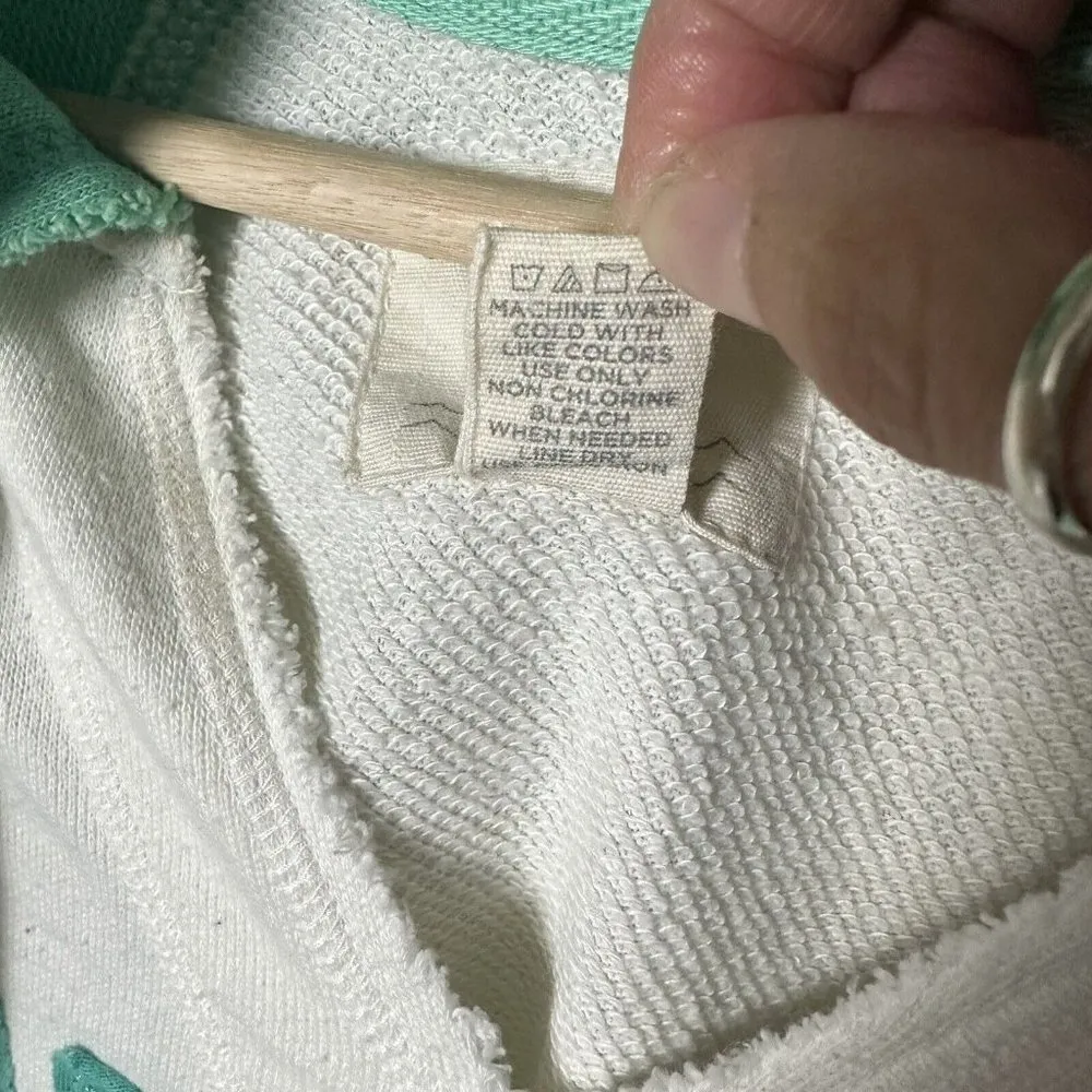 Nashville Hoodie Womens Medium Green Music City Tennessee Sweatshirt Souvenir - Image 4