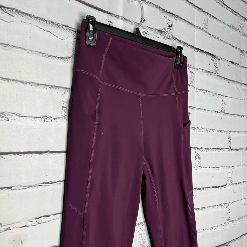 Fabletics PureLuxe Purple Leggings Yoga Pants SZ S/M Stretch Fit Y2K Athleisure - Image 3