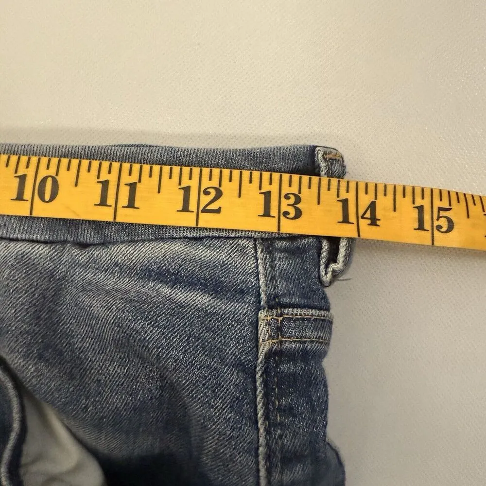 DU/ER Jeans Womens 26 x 29 Medium Blue Performance Mid Rise Skinny Stretch - Image 7