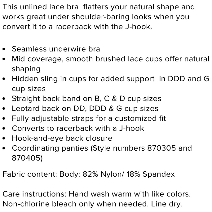 Wacoal Ivory 851205 Halo Lace Underwire Bra 38C - Image 8