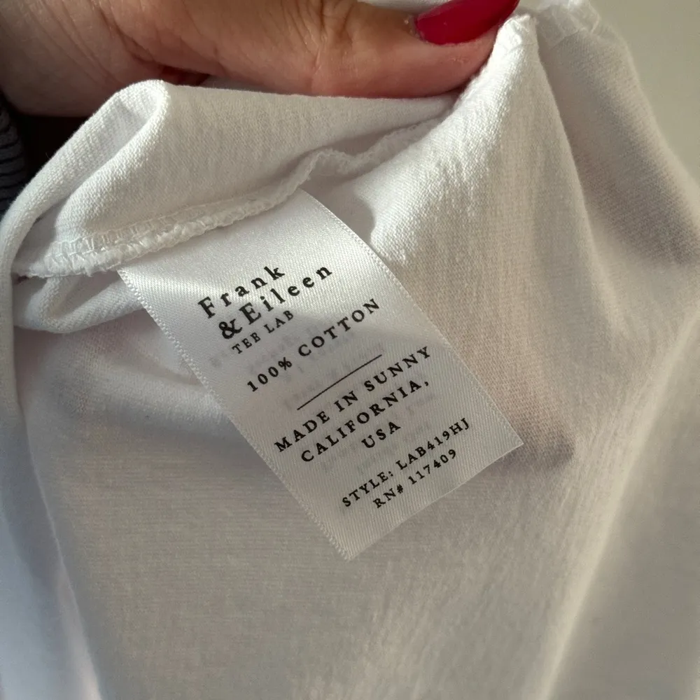 FRANK & EILEEN Cory Muscle Tee Maxi Dress in White XS - Image 7