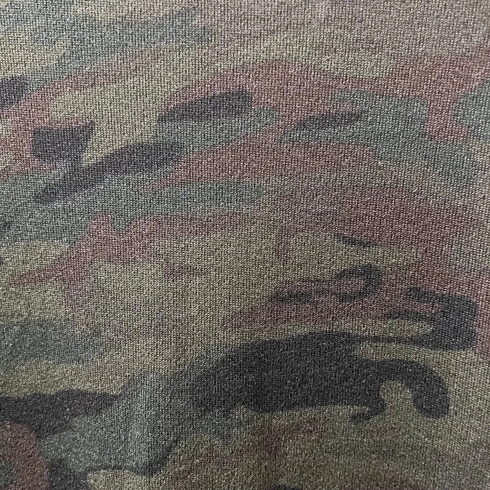 Trendy Cropped Camo Print Cardigan with Button Front - Military Style Sweater-SM - Image 9