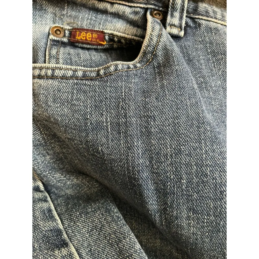 Lee Mom Jeans High Waist Vintage Made in Mexico Women's Size 10M Grunge 90's - Image 4