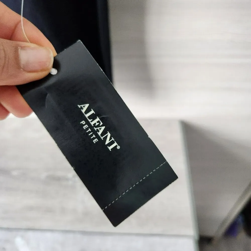 Alfani Womens Black Striped Open Front Dolman Sleeve Cardigan Sweater Sz PS NWT - Image 16