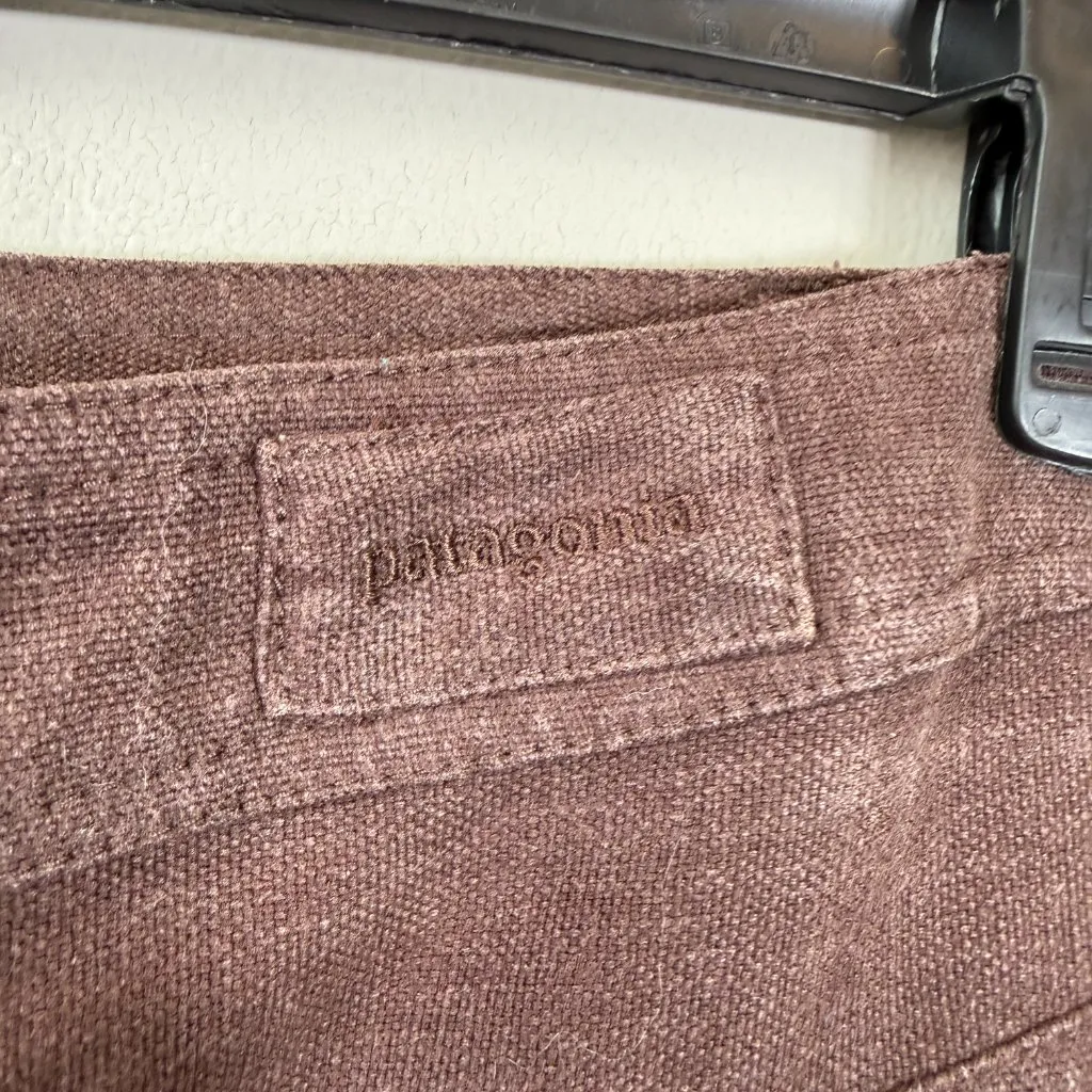 Patagonia Hemp A-Line Midi Skirt Womens 10 Brown Hiking Outdoor Gorpcore Classic - Image 10