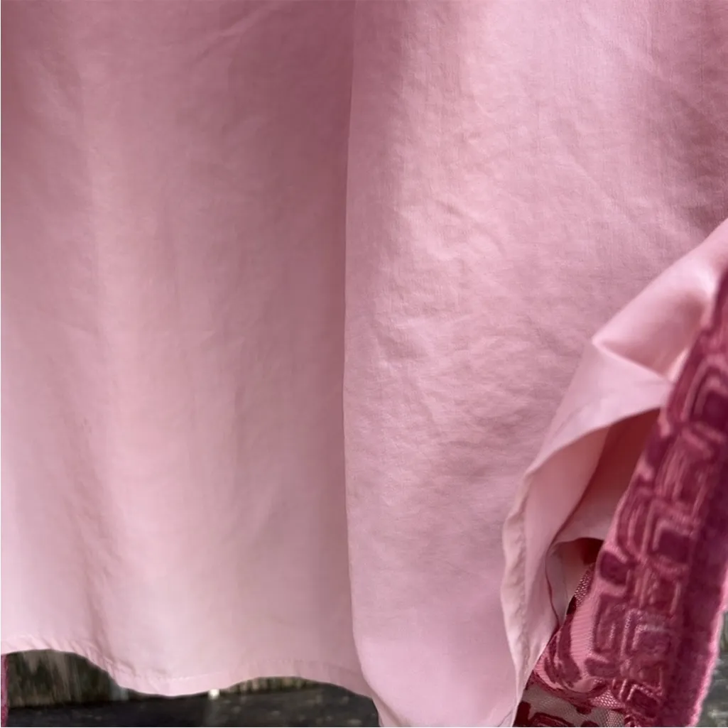 EUC Sundance In A Heartbeat Embroidered
Mesh Sleeveless Dress Dusty Rose Size 6 - Image 5