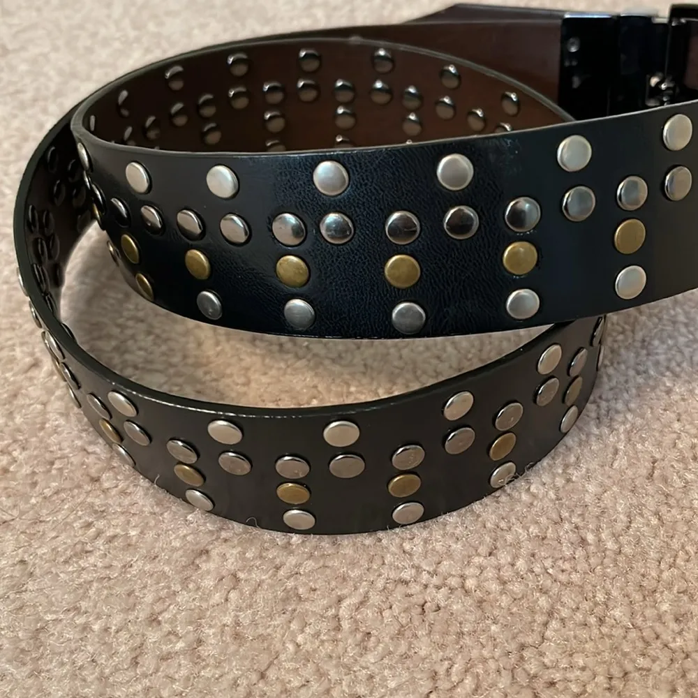 Black Studded Belt - Image 2
