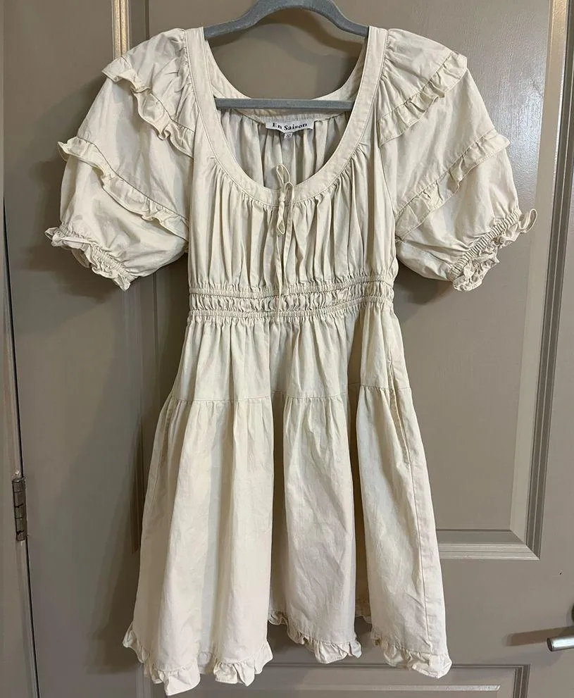 En Saison Poplin Mini Dress Size XS - Image 3