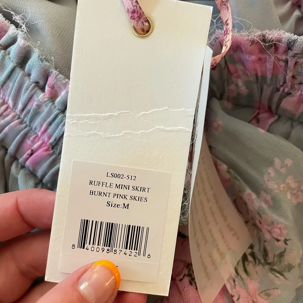 LoveShackFancy Ruffle Mini Skirt - Image 5