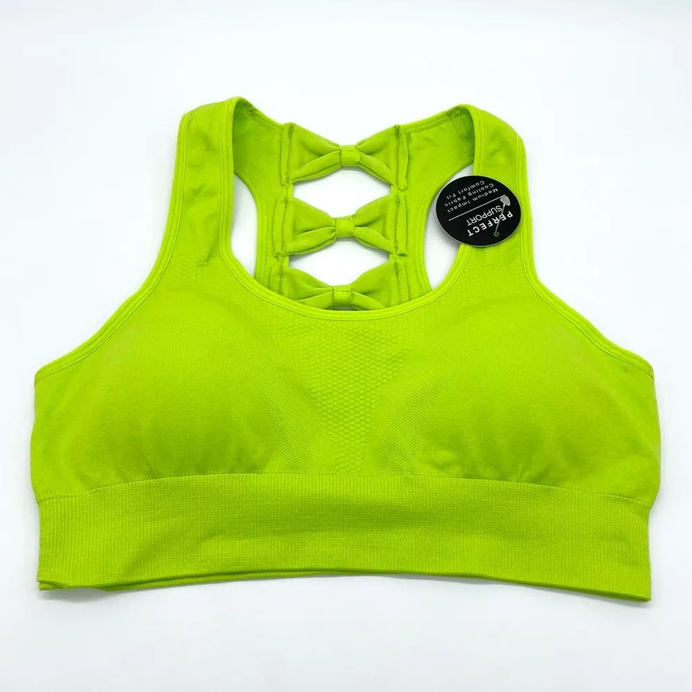 Soho Sport Active Wear Lime Green Sports Top - Image 5