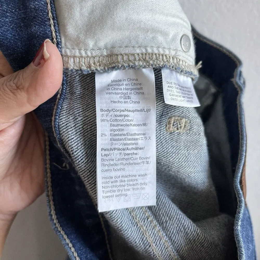 Madewell Slim Demi-Boot Jeans Women's Size 27 Medium Wash High-Rise Style #MB917 - Image 11