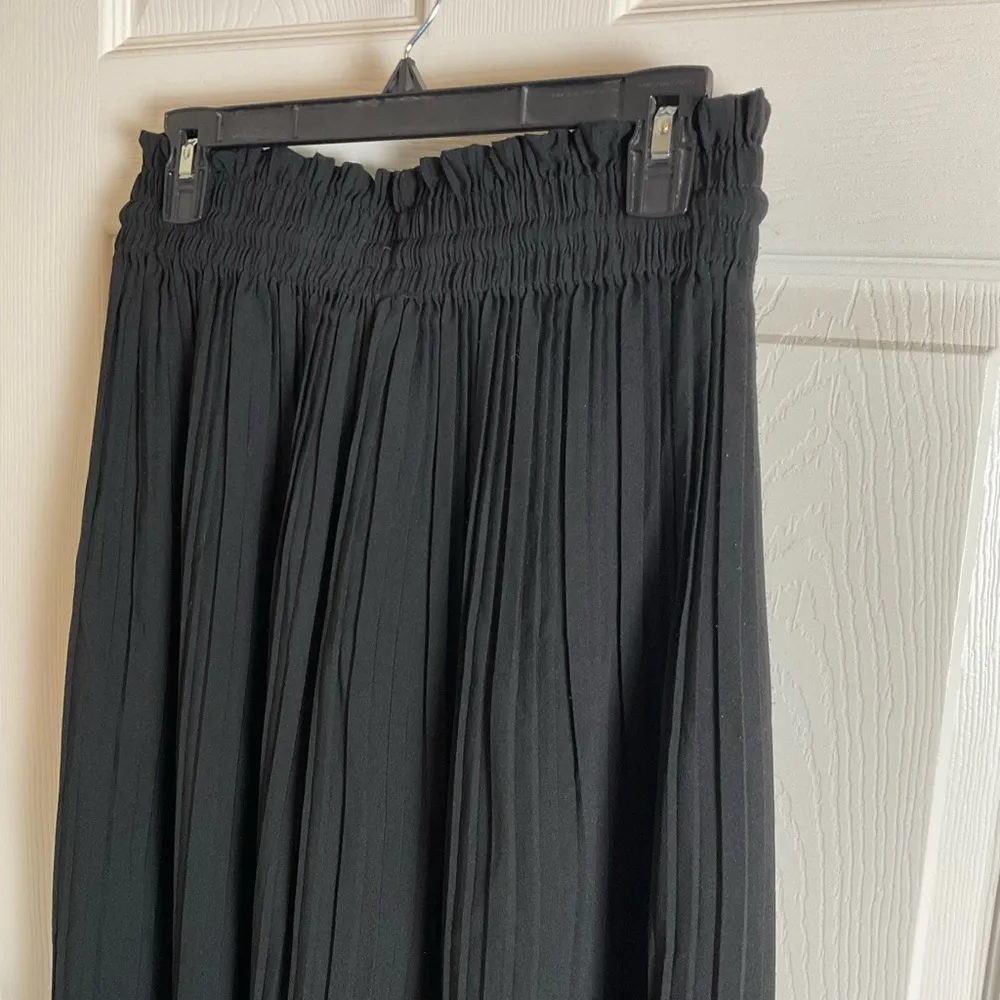 Rachel Zoe Women's Black Wide Leg Pull On Pants Size small - Image 6