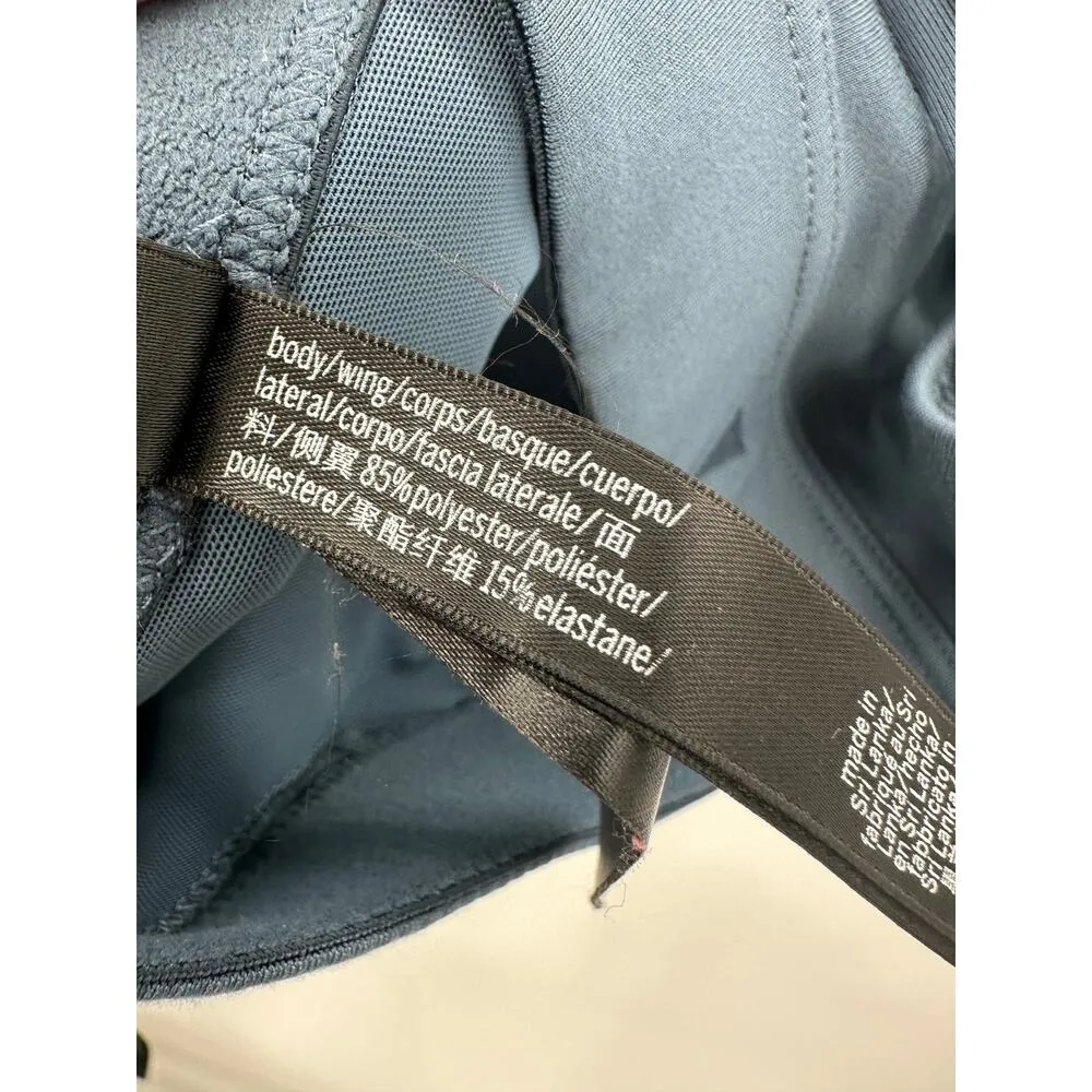 Victoria's Secret ON POINT Blue Strappy Sports Bra Women's Size Large L - Image 5