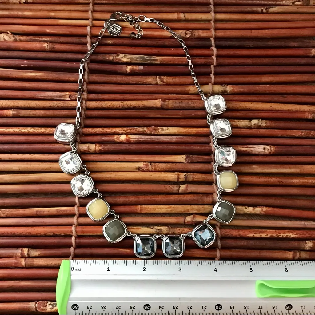 White House Black Market Multi Stone Necklace - Image 6