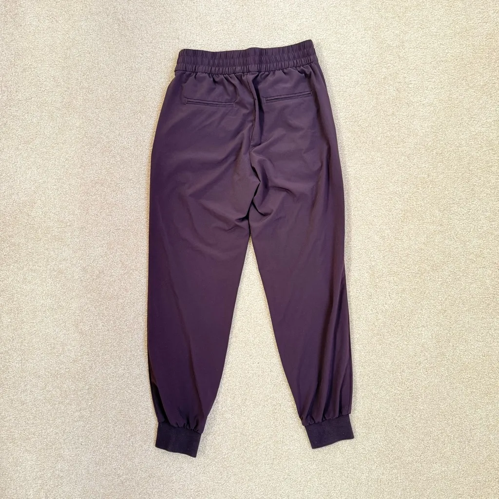 Banana Republic Airstretch Purple Jogger Pants XXS Petite - Image 8