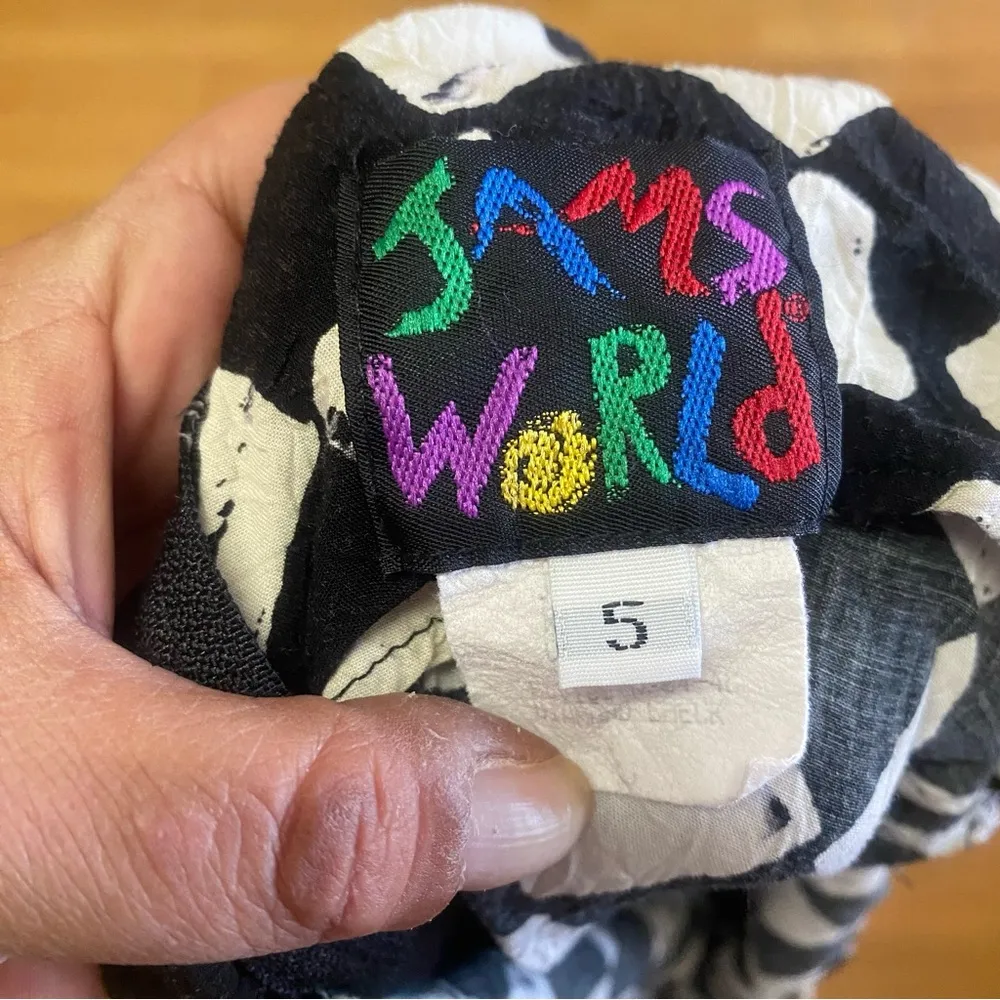 Vintage Jams World RARE Checkered Preppy Y2K Hawaii Vacation Mini Dress 5 - Image 3