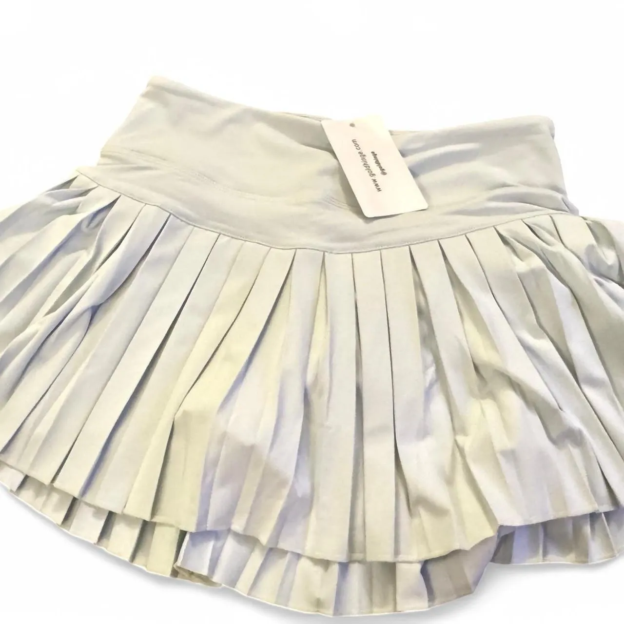 Gold Hinge Ice Blue Tennis Skirt nwt - Image 2