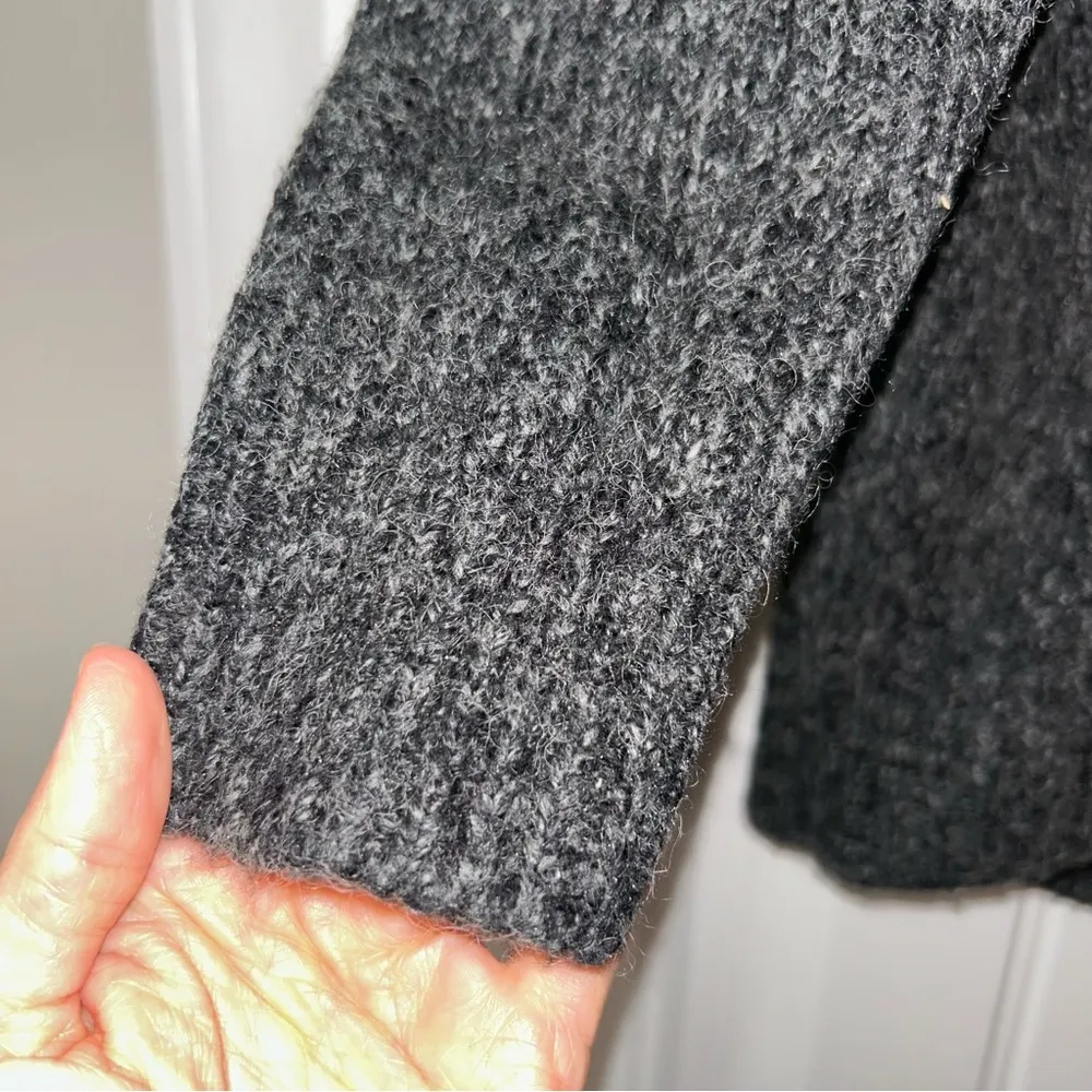 Michael Kors Gray Vneck Sweater Women’s Small - Image 3