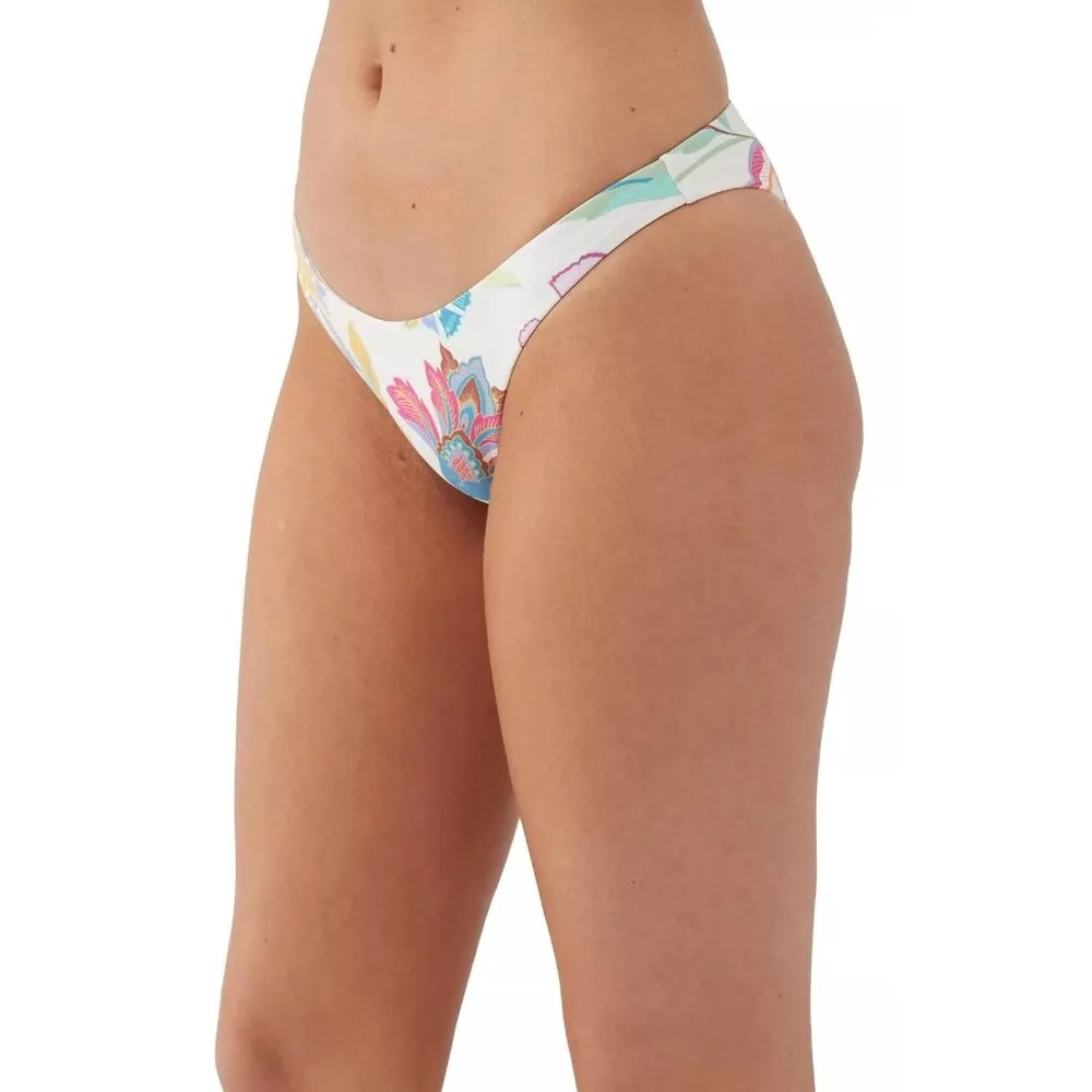 O'Neill Juniors Villa Floral Rockley Medium-Coverage Bikini Bottom White XL - Image 2