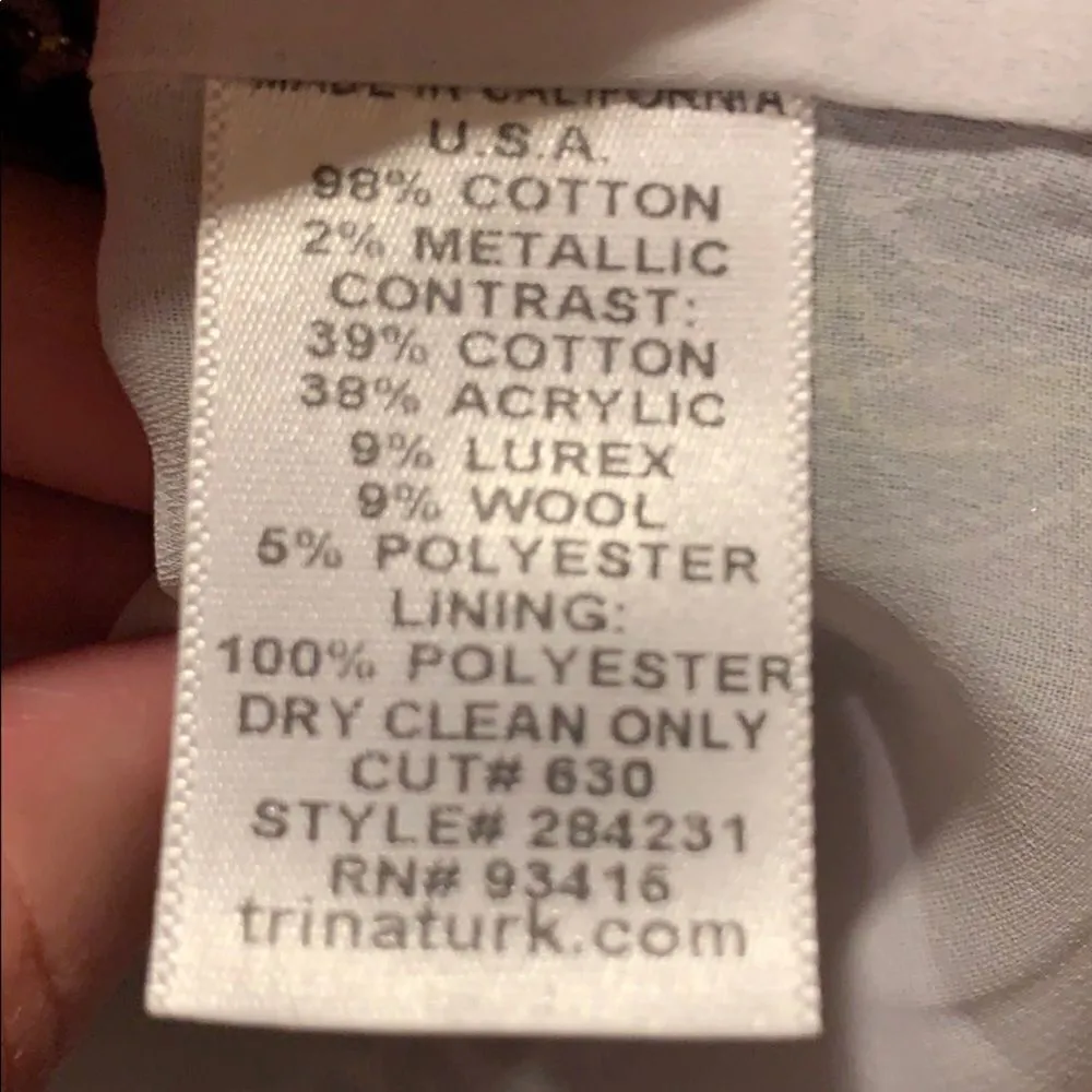 Trina Turk Blue & Green Sleeveless Peacock… - Image 3