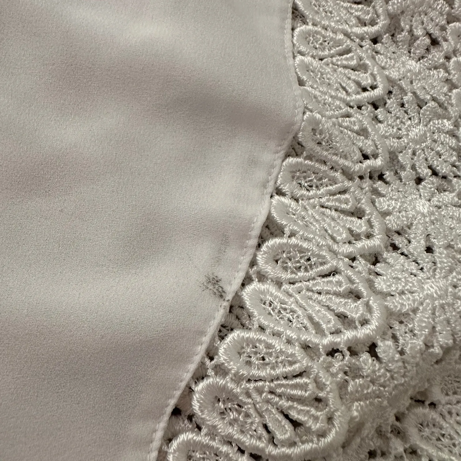 Show Me Your Mumu Portabella white long sleeve shift mini dress size M - Image 11