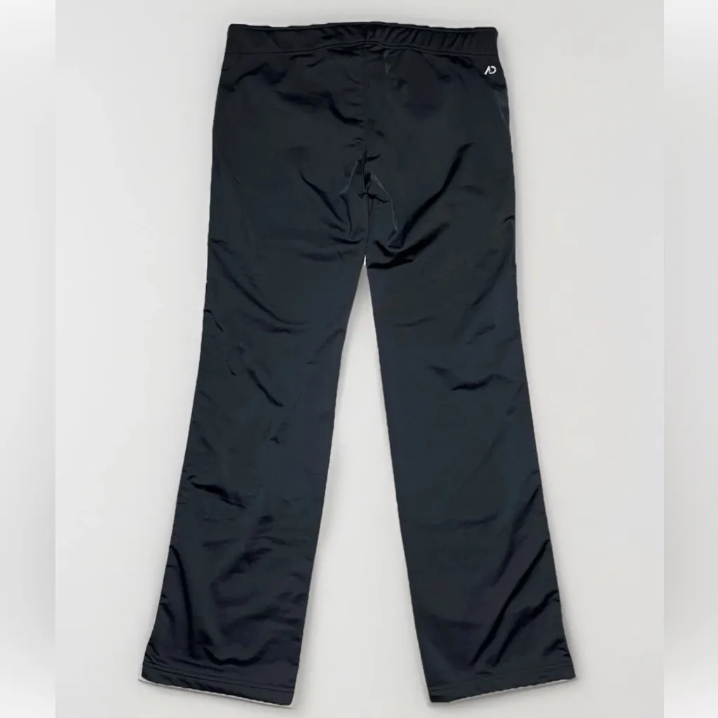 VTG Nike Track Pants Athletic Department Women’s Size M Striped Baggy Y2K Black - Image 3