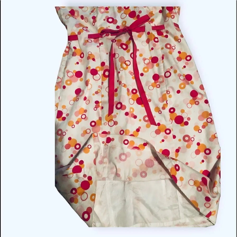 Alexandra Bartlett retro sheath midi summer dress now tie detail at waist White Size 8 - Image 4