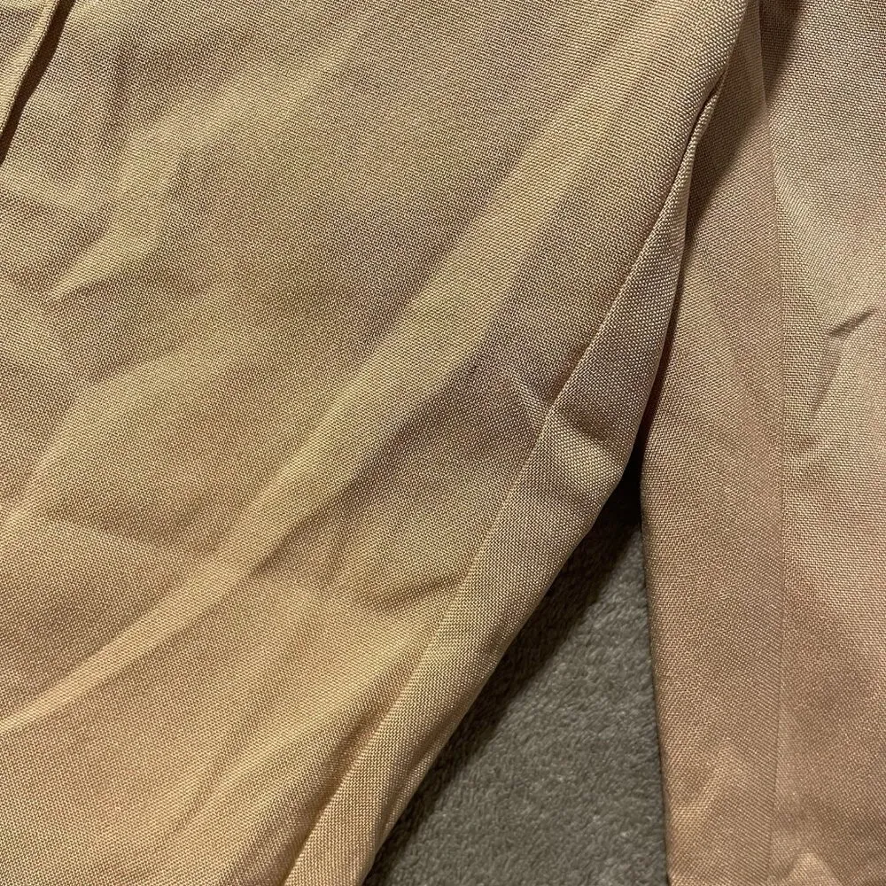 Asos Design Pants Womens Size 38 High Waist Tan Chino Light Academia Work Office - Image 7