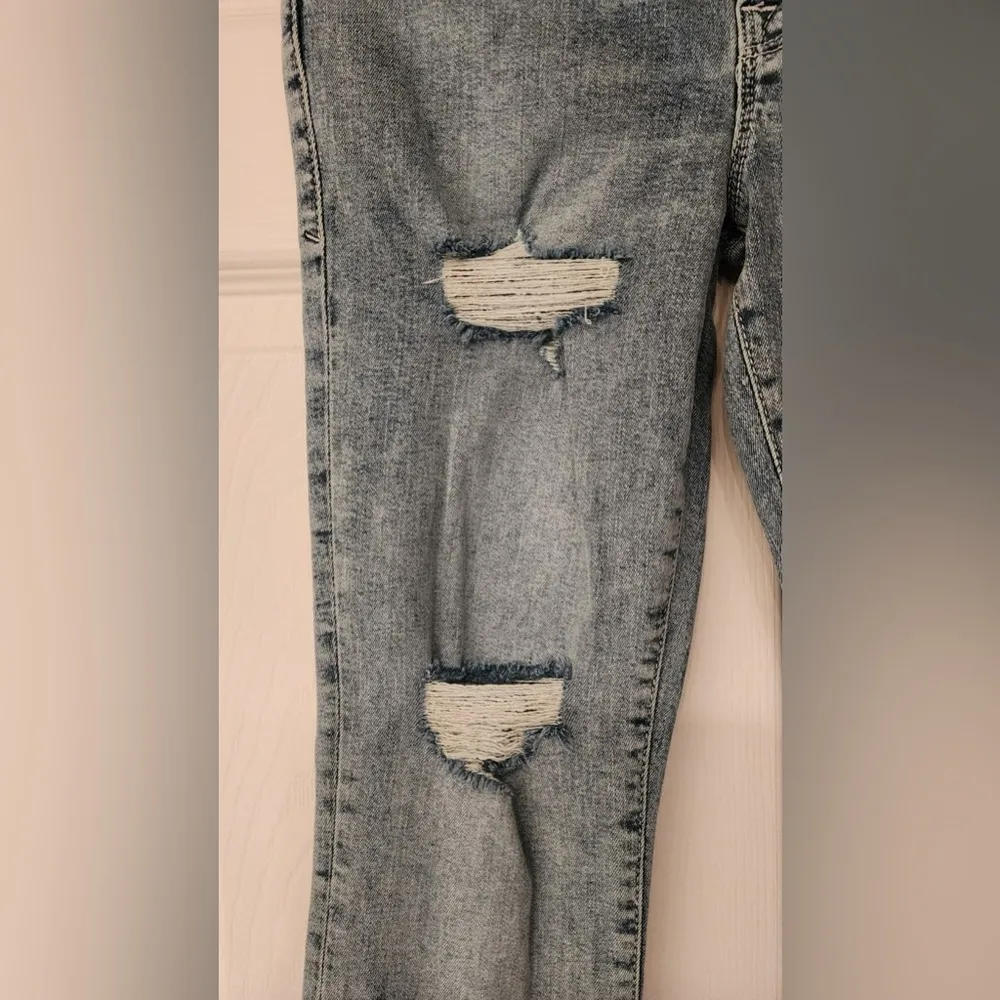 Good American Good Waist Skinny High Rise Blue Jeans Tummy Tech Size 2 /26 - Image 9