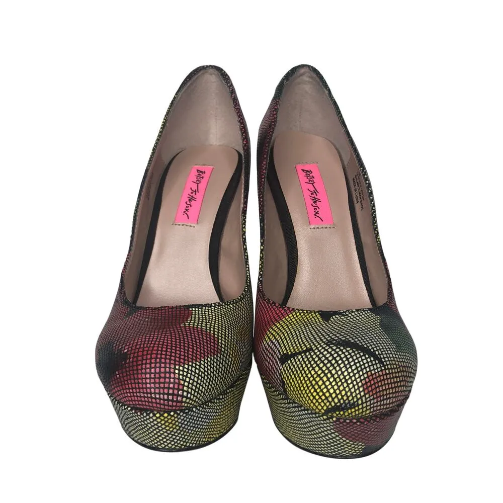 Betsey Johnson Floral Ditan Platform Pumps - Size 7.5 - Women - Image 3