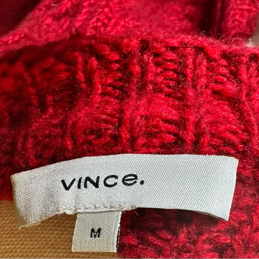Vince Merino Wool Cable Knit Sweater - Image 6