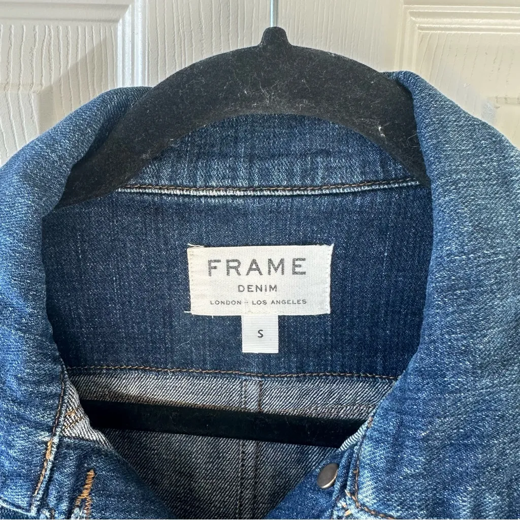 Frame stretch denim jacket small Messer - Image 2
