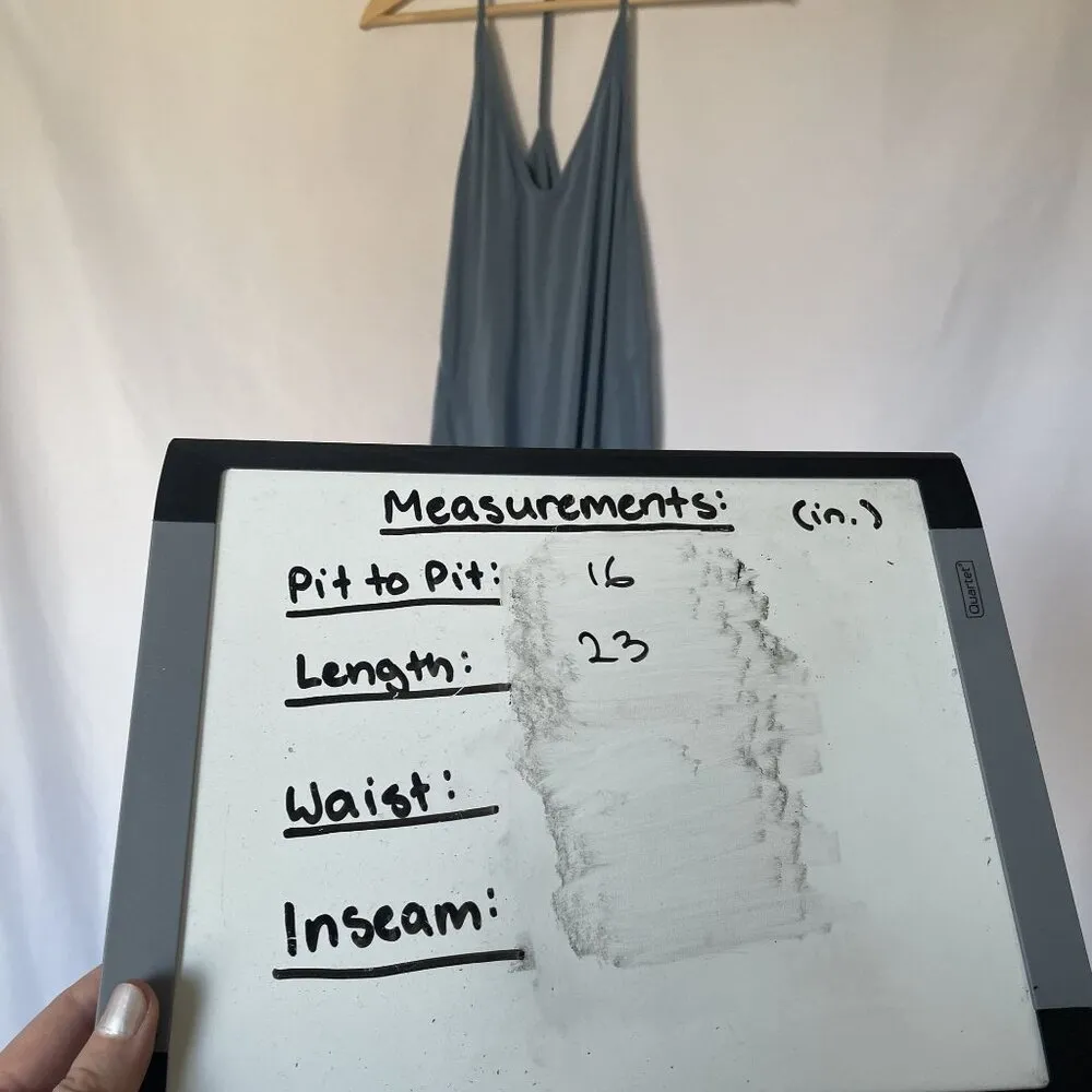 Lululemon gray blue v-neck t-back size 8 workout athleisure unlined lightweight - Image 4