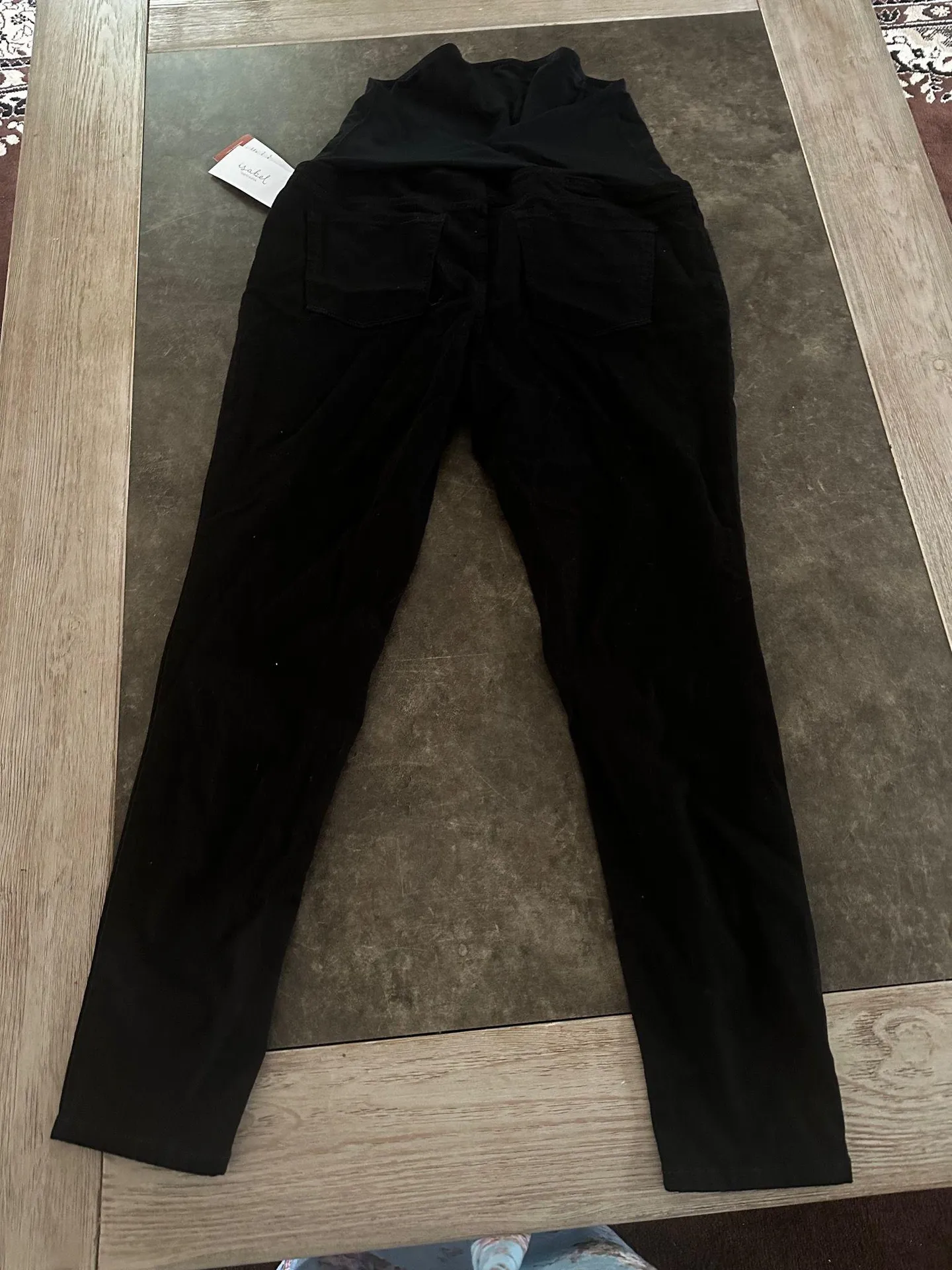 Over Belly Skinny Maternity Pants - Isabel Maternity by Ingrid & Isabel™ Black - Image 7