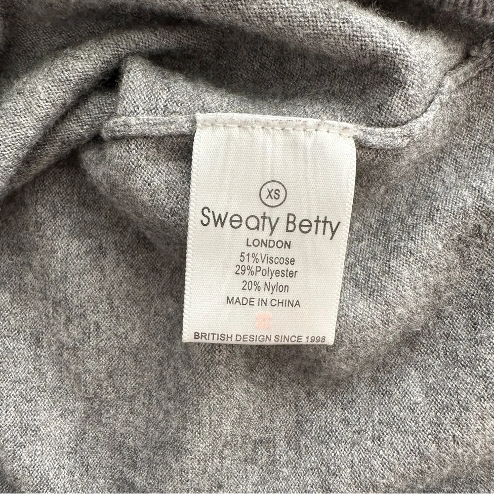 Sweaty Betty London Split Hem Long Sleeve Sweater in Gray | XS - Image 14