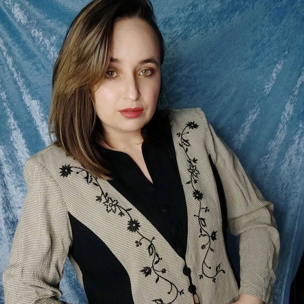 80s Perceptions by Irene B shoulder pads blazer - Image 3