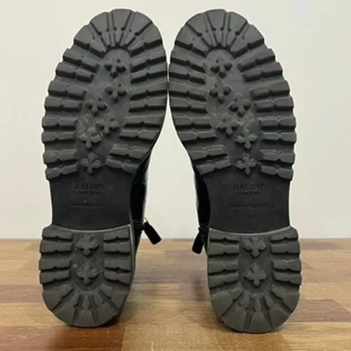 Malone Souliers Womens Boots 36 Black Leather Crock Chelsea Ankle Platform Cap - Image 8