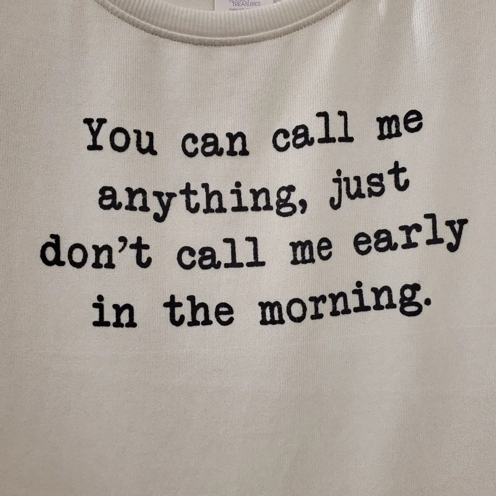 Secret Treasures Winter White Hacci Sleep Top XL - Image 7