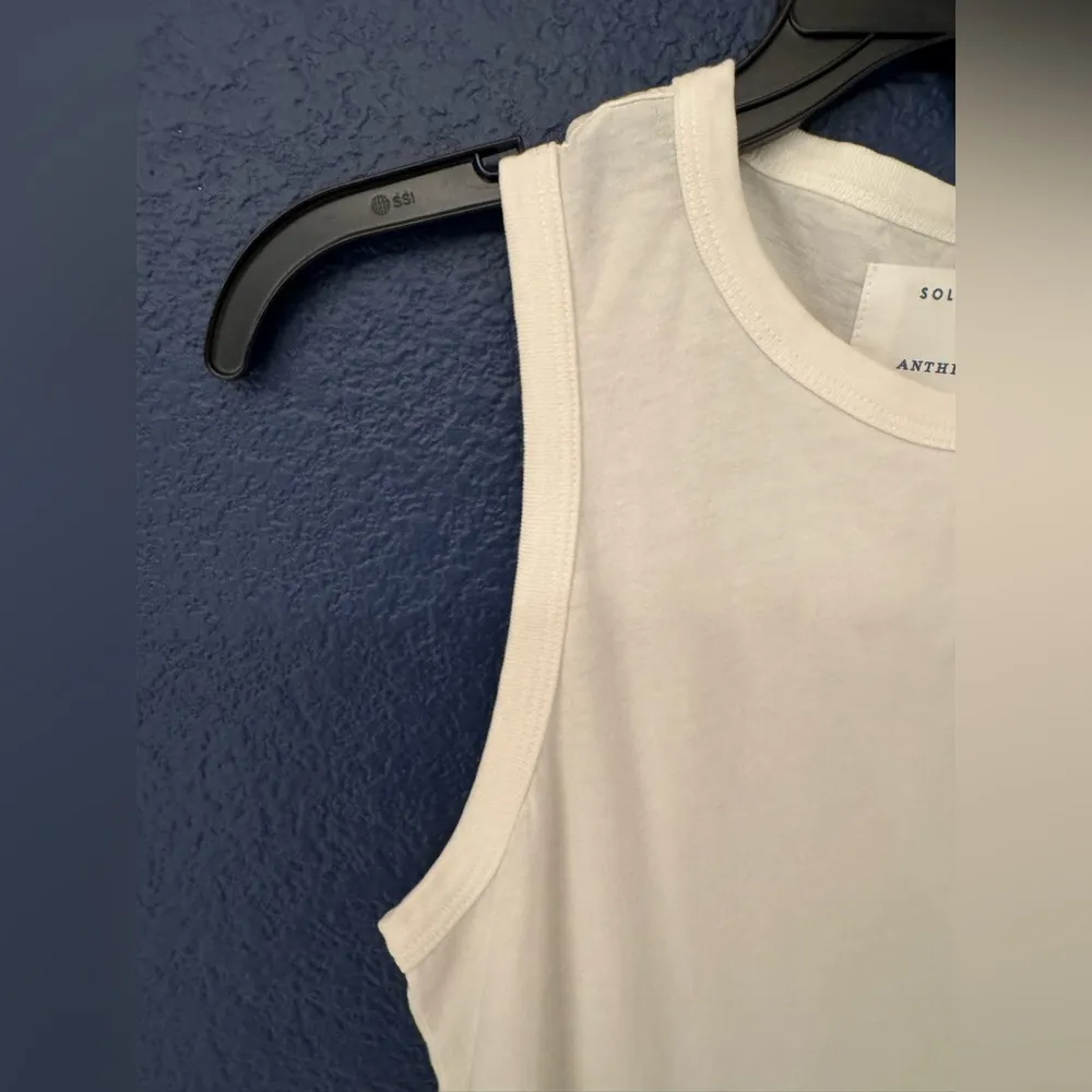 Anthropologie Sol Angeles Love & Peace Women’s White Tank Top Size XS - Image 5