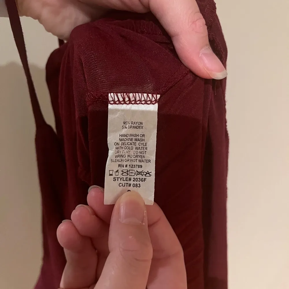 Maroon Halter Dress - Image 7
