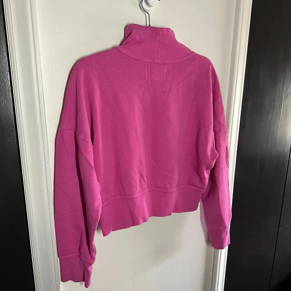 Citizens of Humanity Women's Koya Turtleneck Rosey Pink Sweatshirt Size Medium - Image 10