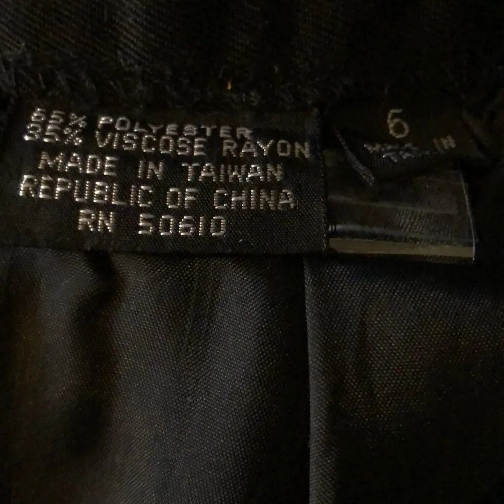 Sassco Black Pencil Skirt Career Professional 6 - Image 8