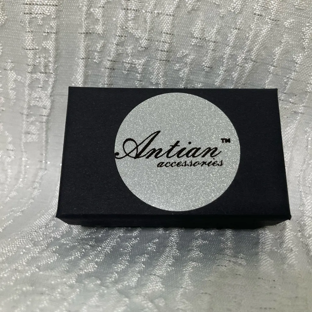 Antian Accessories™ 925 Sterling Silver Star & Blue CZ Ring - Image 7