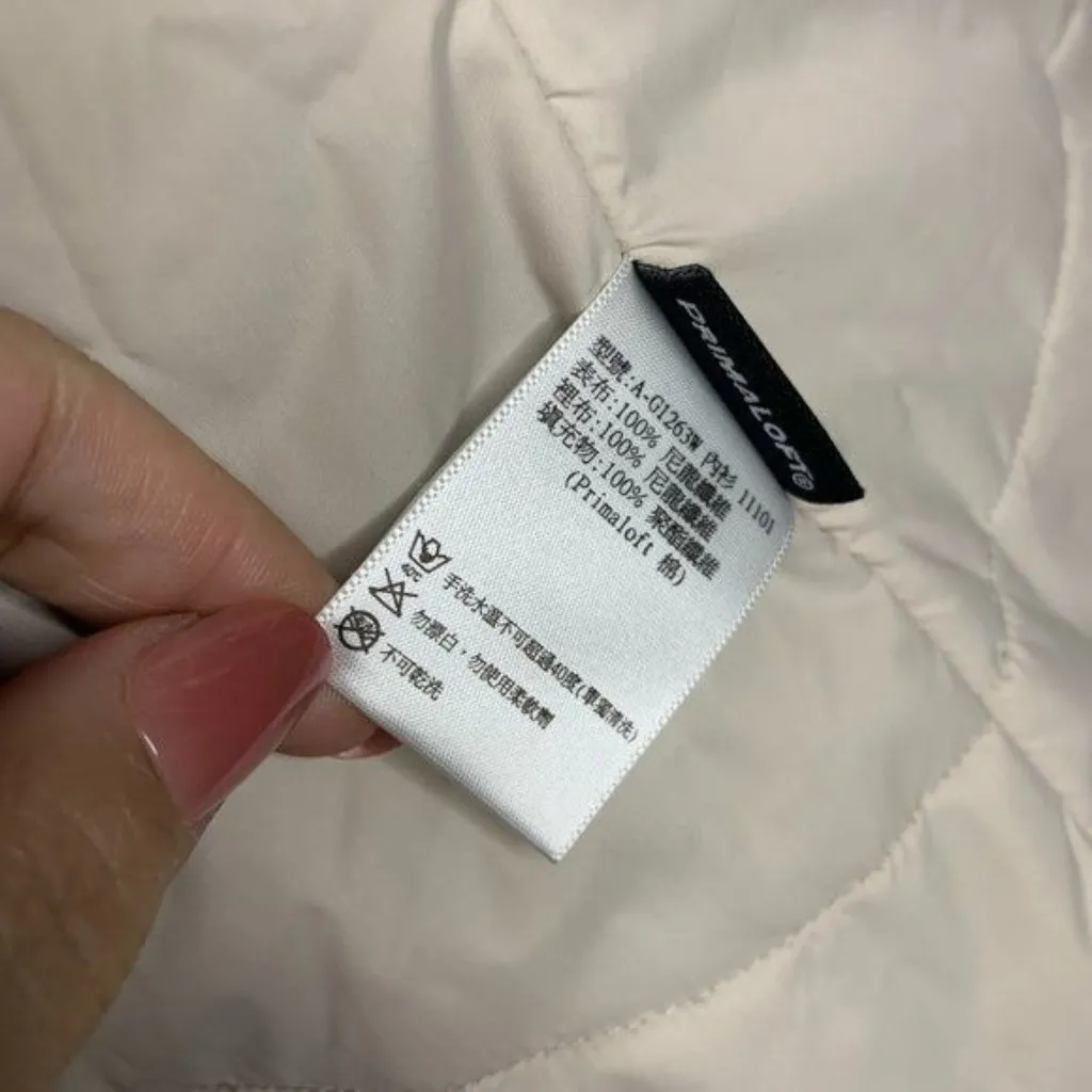 Atunas Long Trench Rain Coat PrimaLoft Liner S Beige Goretex Hood Pockets Belt - Image 10