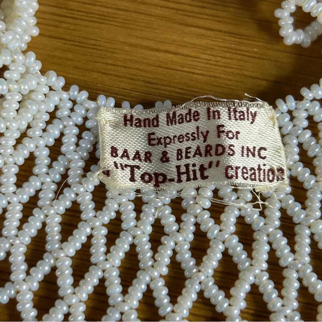 Elegant Cream Choker Necklace White - Image 4