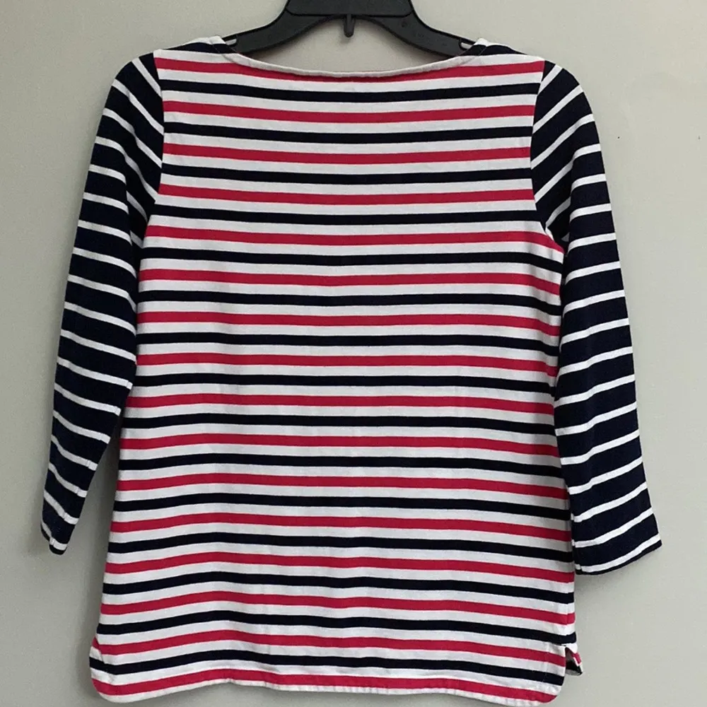 Talbots womens striped top size XS - Image 6