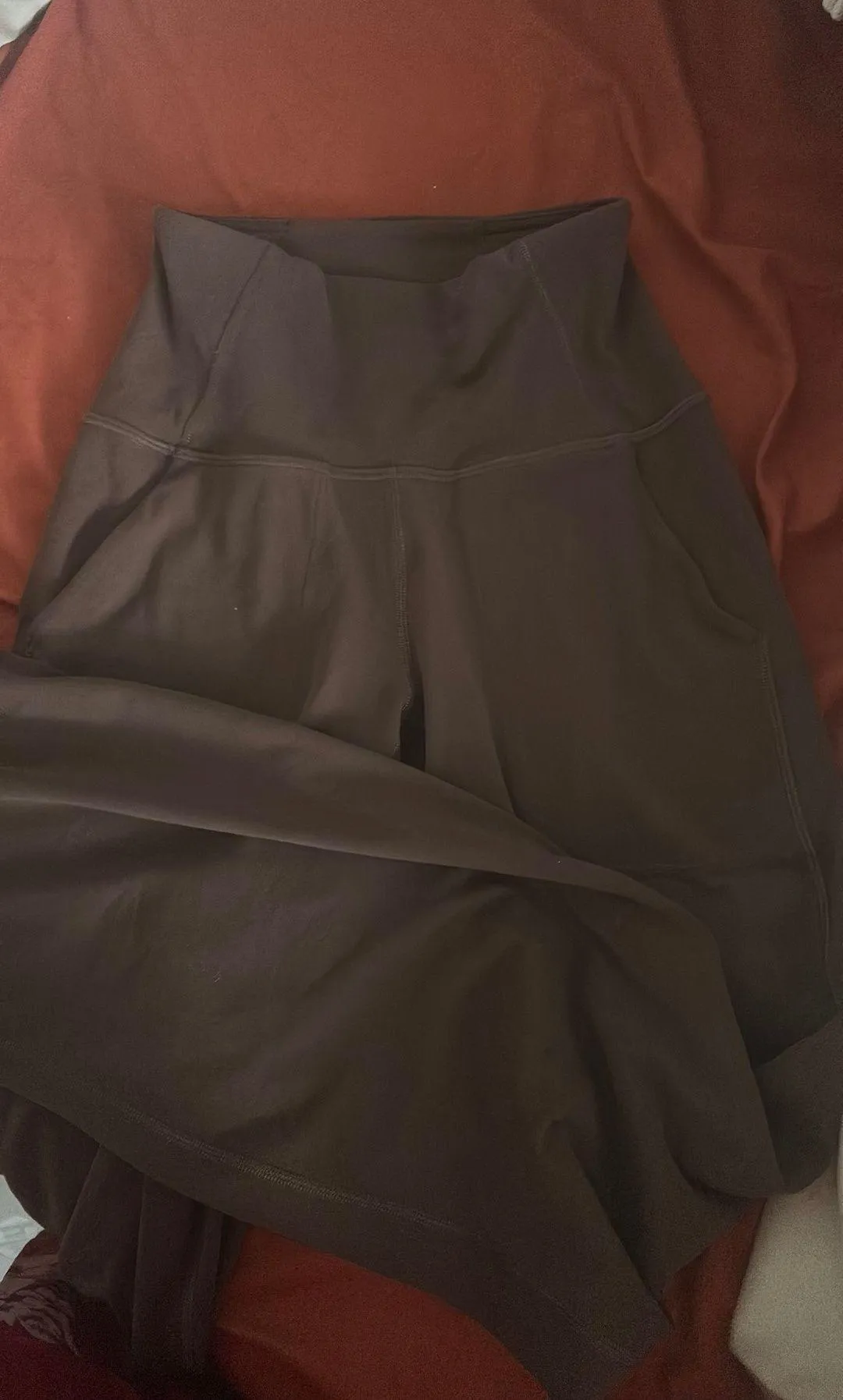 Brown Wide Leg Pants - Image 2