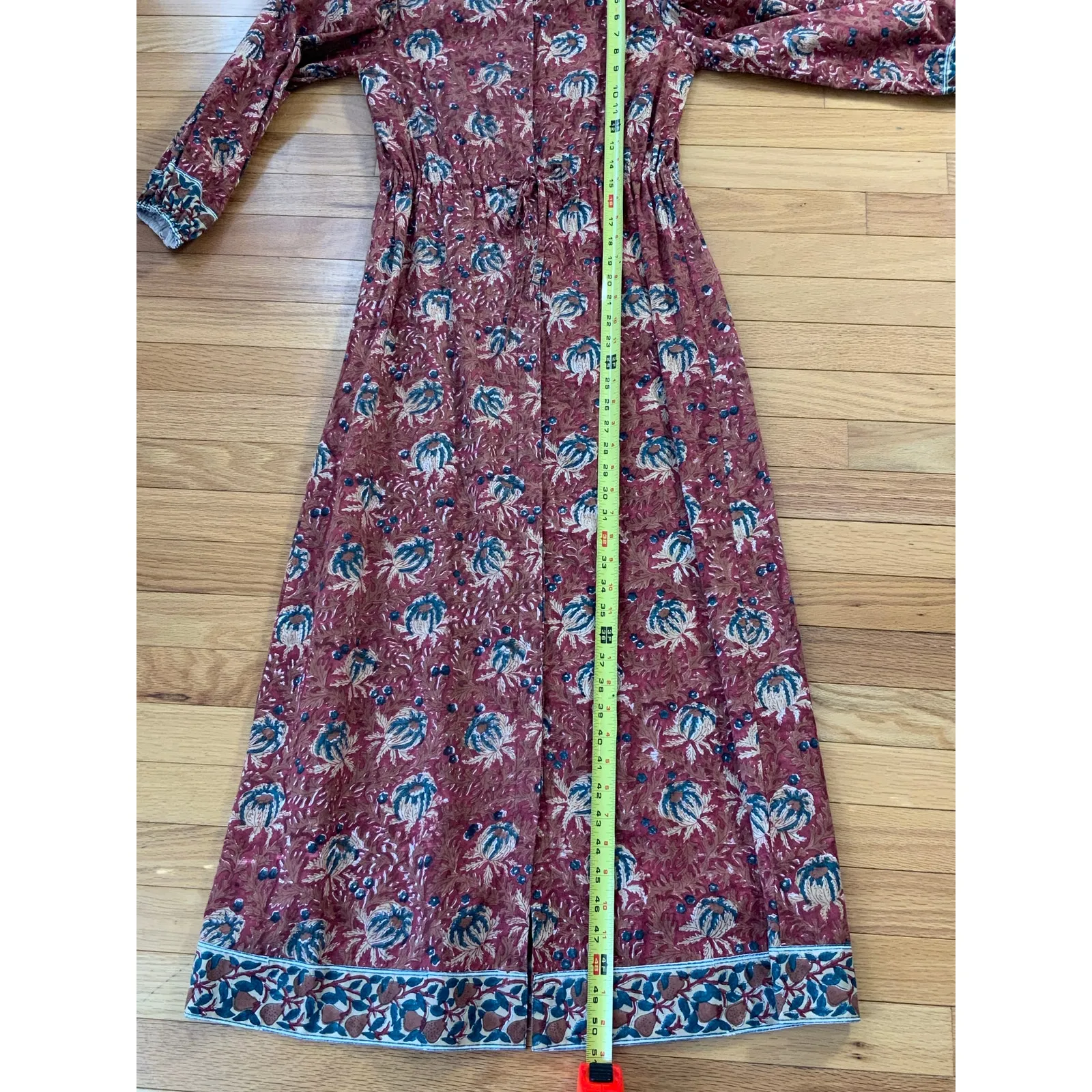 Victoria Dunn Fall Maxi dress size xs‎ Orange - Image 4