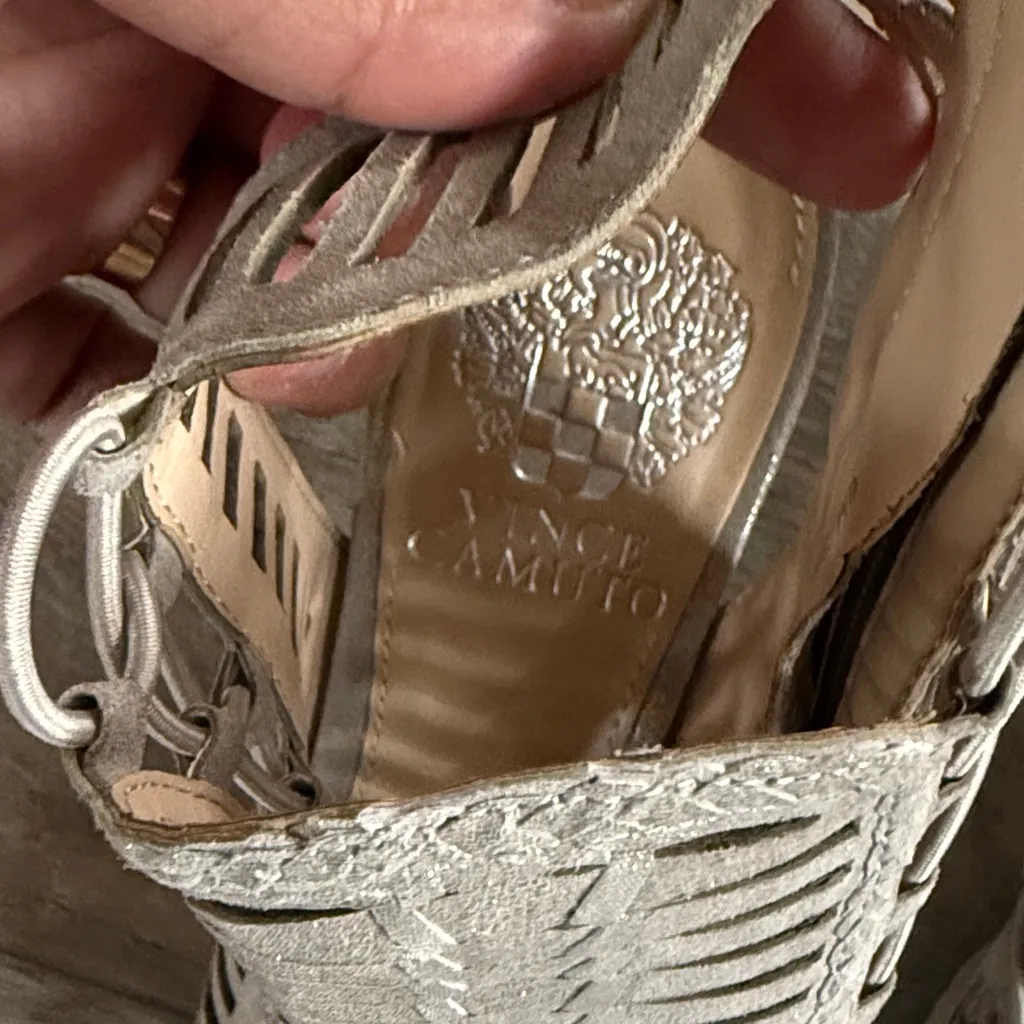 Bundle Women's Gray and Blue Sandals Size 6 - Image 2