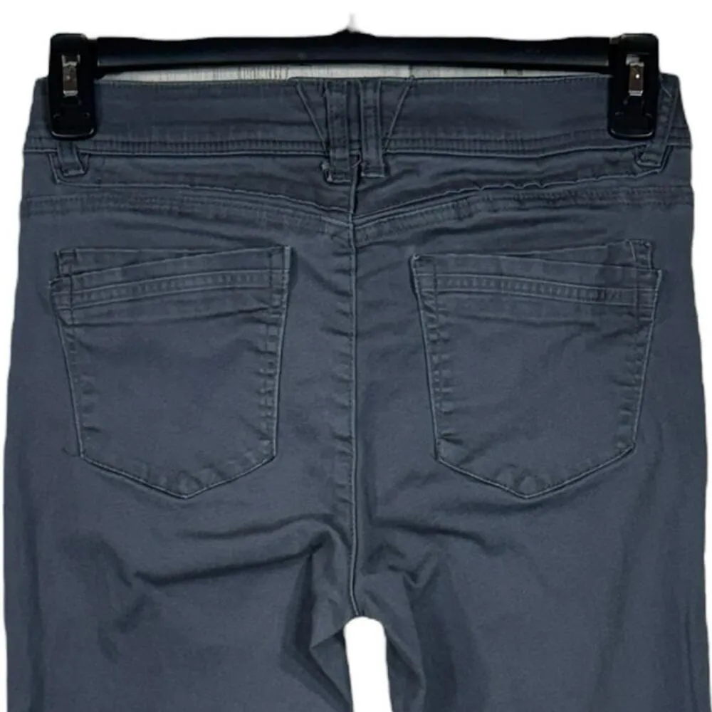 Democracy SZ 6 “Ab”technology Skinny Ankle Jeans Stretch Mid-Rise Zip-Fly Gray - Image 5